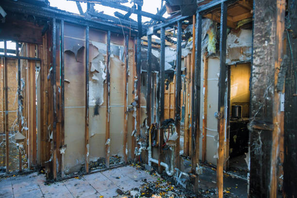 Professional Fire Damage Restoration technician working in Ruston, LA